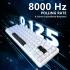 ATTACK SHARK X65 HE 65% Wired Magnetic Gaming Keyboard White ATTACK SHARK X65 HE 65% Wired Magnetic Gaming Keyboard White